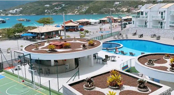 Cobertura Pe Na Areia Com Piscina Privativa E Vista Mar Na Praia Dos Anjos, Arraial Do Cabo, Para Ate 8 Pessoas Экстерьер фото
